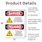 Signmission Safety Culture Sign, 12 in Width, Aluminum, Rectangle, Bilingual OS-2PACK-DS-A-1218-VS-1175 - alternate 4